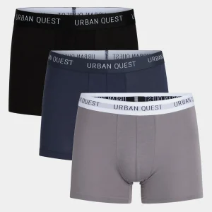 Bambus underbukser - 3 pak - sort/navy/grå*Urban Quest Shop