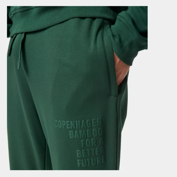 Grønne bambus sweatpants med logo*Copenhagen Bamboo New