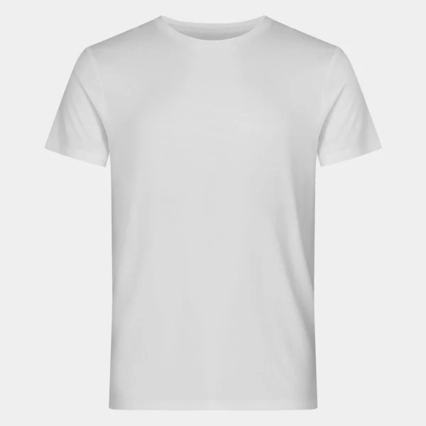 2 e bambus crew neck slim fit T-shirts*Resteröds Outlet