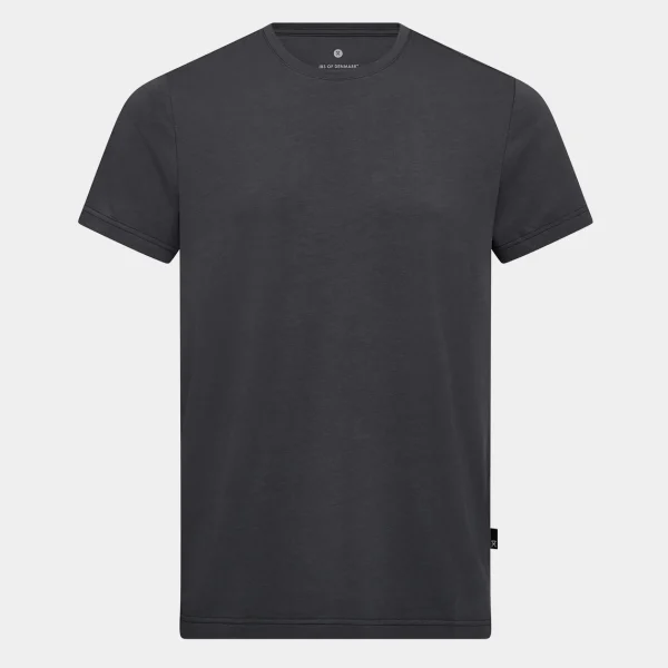 Koksgrå bambus T-shirt med rund hals*JBS of Denmark Fashion