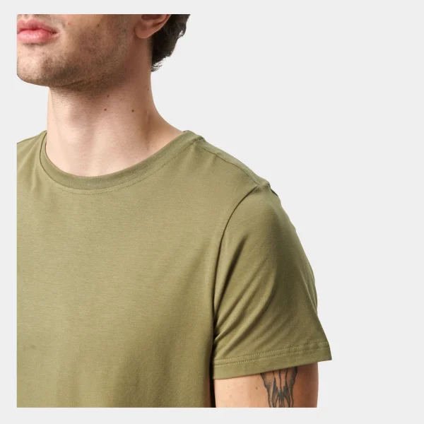 Oliven crew neck bambus T-shirt*Copenhagen Bamboo Outlet