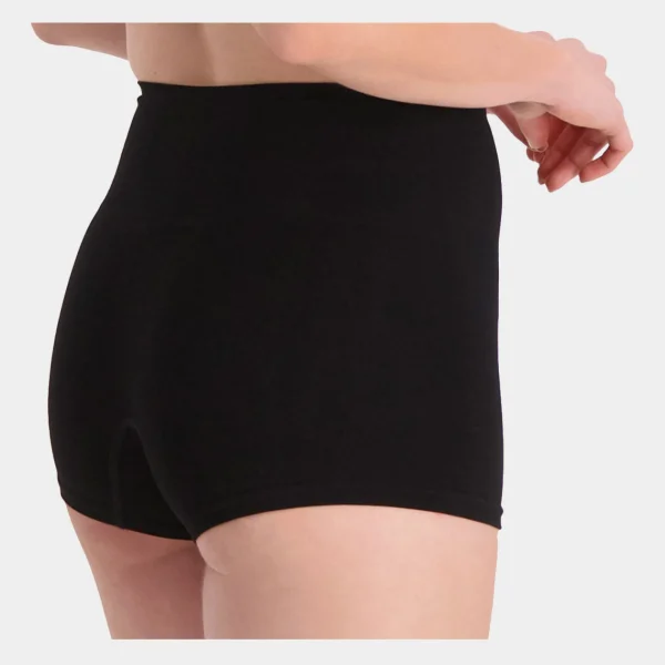 Stella højtaljede, korrigerende bambus hotpants -*Bamboo Basics Outlet